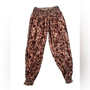 NWOT Free people velvet boho pants size small